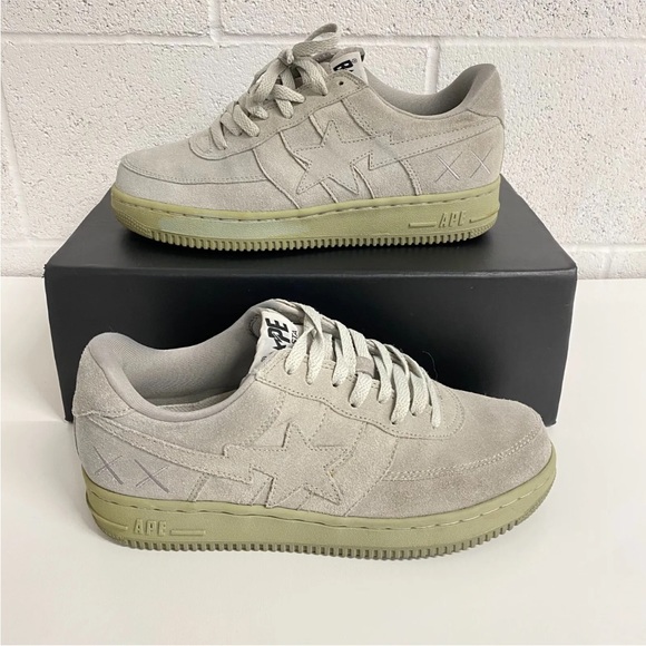 Bape | Shoes | A Bathing Ape Bape Og Ape X Kaws Bapesta Low Very Rare 9 Us  27 Fs29 2005 | Poshmark